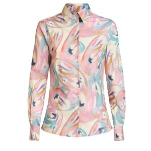 Etro Cotton Butterfly Wings Print Shirt